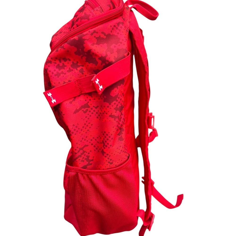 Under Armour Bold Red Men's Backpack - Picture 2 of 4